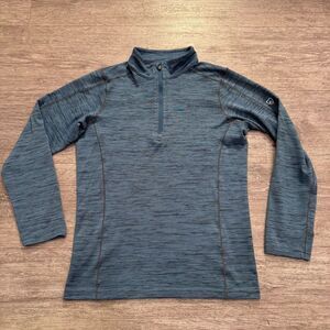 Kuhl Jacket Boys Medium 10-12 Blue Alloy 1/4 Zip Performance‎ Polyeter 20s 7568